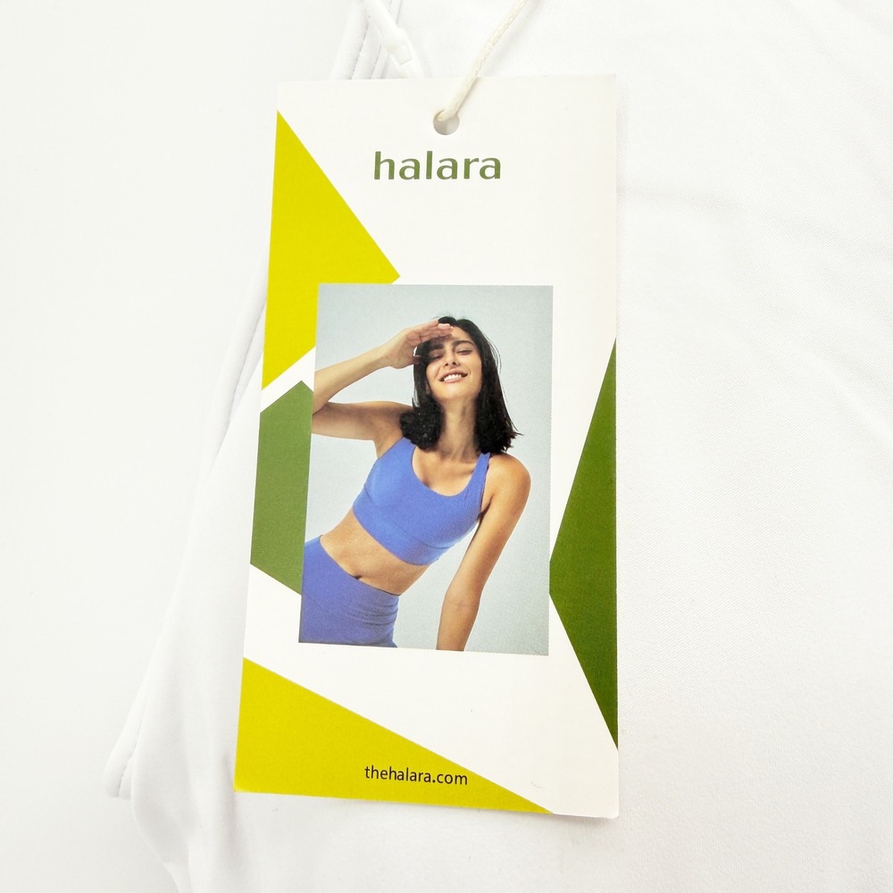 Halara White Racerback Cutout Active Dress XL Sleeveless Tennis Golf Beach NEW - Picture 4 of 13